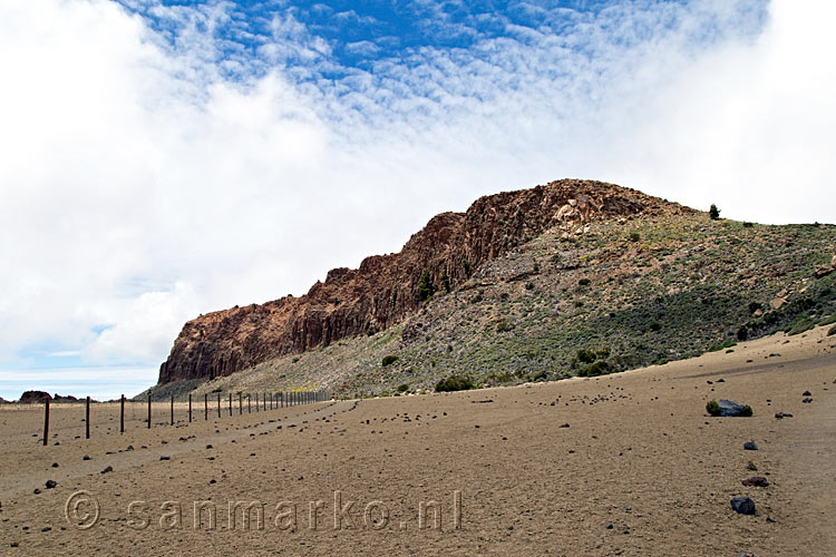 Op de terugweg kijken we nog 1 keer om naar het imposante La Fortaleza op Tenerife