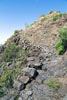 Het wandelpad tijdens de wandeling naar Lomo de Tablado en Roque de La Cabezaca bij Masca op Tenerife