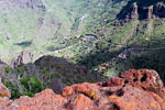 Vanaf het wandelpad een adembenemend uitzicht over het dal van Masca op Tenerife