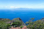 La Gomera gezien vanaf Roque de La Cabezaca bij het dal van Masca op Tenerife