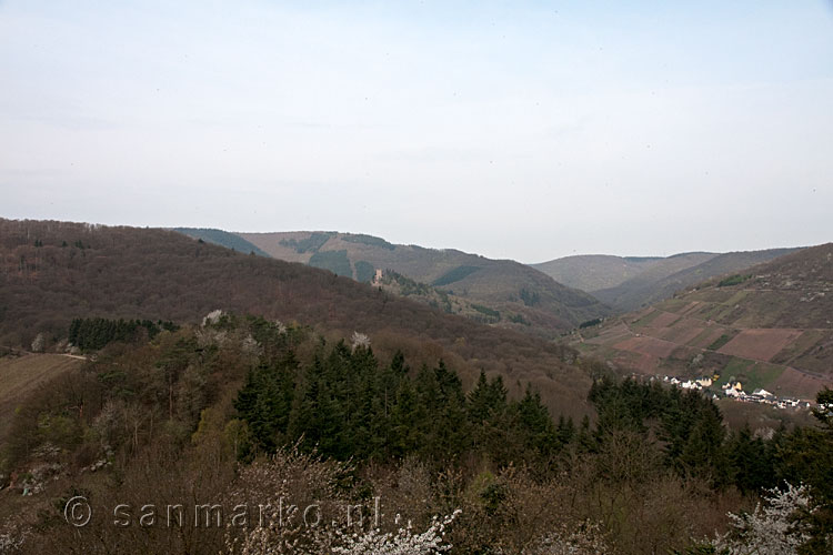 Het uitzicht tijdens de panoramawandeling van Alf naar Reid