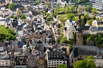 Uitzicht op de huizen van Cochem vanaf het wandelpad langs de Moezel