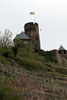Burg Thurant vanaf het wandelpad Traumpfad Bleidenberger Ausblicke