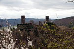 Burg Thurant vanaf Wallfahrtskirche Innenschiff