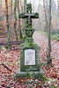 Monument voor wandelaars in de bossen bij Dernau in het Ahrtal