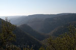 Het uitzicht over de heuvels rondom Cochem vanaf een van de uitzichtpunten