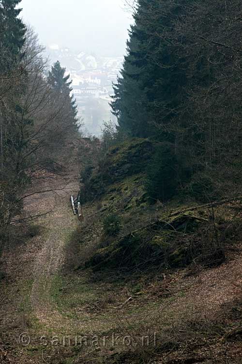 Een leuk uitzicht over Irrel in de Eifel in Duitsland