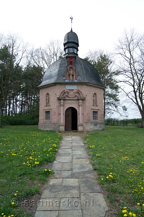 De st. Antoniuskappelle aan het einde van de wandeling door het Lampertstal