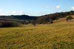 Een mooi uitzicht over de Eifel bij Nohn tijdens onze wandeling