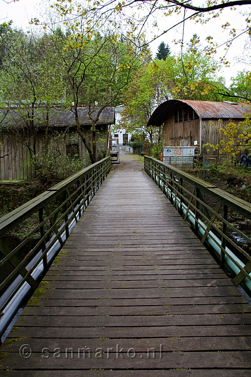 Bruggetje over de Wupper bij Grunewald en Niederdahl