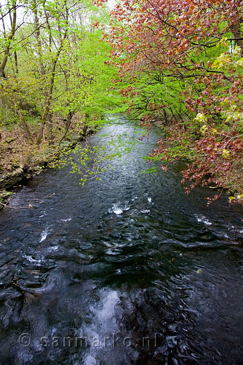 De Wupper bij Dahlhausen in het Bergische Land