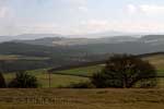 Een mooi uitzicht over de Eifel vanaf het wandelpad bij Wershofen