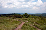 De GR5 in de Vogezen over Gazon du Faing