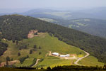 Herberg (Ferme Auberge) Le Haag gezien vanaf de Grand Ballon