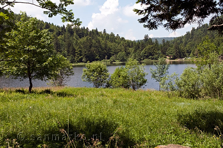 Lac de Blanchemer in de Vogezen in Frankrijk