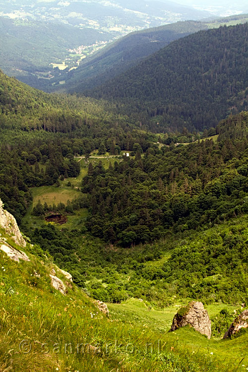 Frankenthal vanaf Col de Falimont in de Vogezen