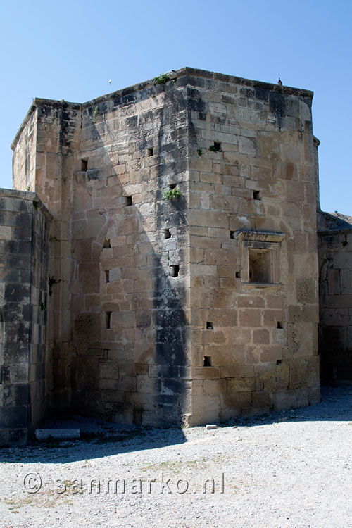 Een van de overgebleven gebouwen in Gortys Kreta