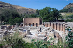 Het rechtsgebouw in Gortys op Kreta - Griekenland