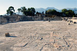 Het grote plein in Festos op Kreta - Griekenland