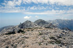 De top van Gigilos op Kreta