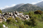 Een oude ruine op het Katharo plateau op Kreta