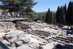 Een overzicht van de opgravingen van Knossos op Kreta