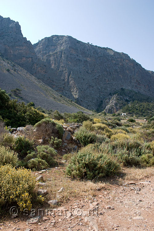 De Ha kloof bij Vasiliki in de vlakte van Ierapetra