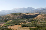 Mount Ida of Psiloritis gezien vanaf Festos