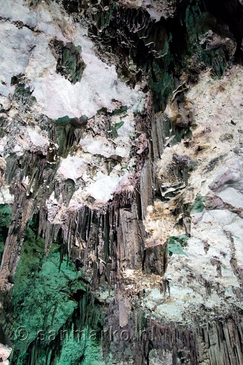 Nog meer stalactieten in de Melidoni grot op Kreta