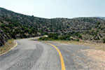 De weg naar het Nida Plateau op Kreta