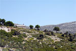 Een kerk langs de weg naar de Ideon Andron grot op Kreta