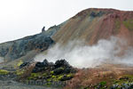 Een leuk solfatareveld aan de voet van de Brennisteinsalda in Landmannalaugar