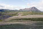 Uitzicht over Hlidarfjall vlakbij Mývatn in IJsland