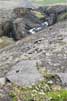 Uitzicht vanaf het wandelpad op de kloof bij de Hengifoss waterval