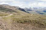 Rijden over de onverharde Öxi pas door schitterende natuur in IJsland