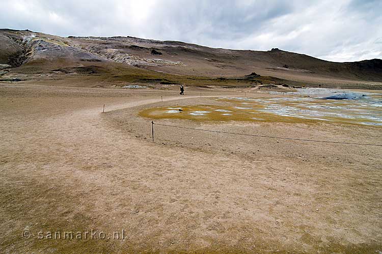 Uitzicht over het prachtige Námafjall bij Reykjahlíð in IJsland