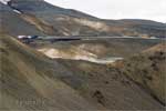 Krafla krachtcentrale bij Víti dichtbij Mývatn in IJsland