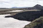 Alleen in IJsland is een combinatie van lava en sneeuw mogelijk