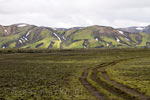 Wandelen langs de Eldhraun met een bijzonder uitzicht bij Landmannalaugar