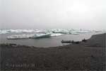 Het beroemde Jökulsárlón gletsjermeer bij de Vatnajökull gletsjer bij in IJsland