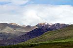 Een schitterend uitzicht over de bergen rondom Skaftafell National Park
