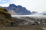 De Skaftafellsjökull met de Kristinartindar in Skaftafell National Park