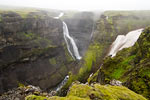 De schitterende natuur rondom de Háifoss waterval in IJsland