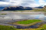 Een schitterend uitzicht vanaf de weg in de Westfjorden in de buurt van Látrabjarg in IJsland