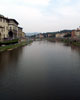 Uitzicht vanaf de Ponte Vecchio in Florence