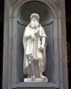 Standbeeld van Leonardo da Vinci in Florence