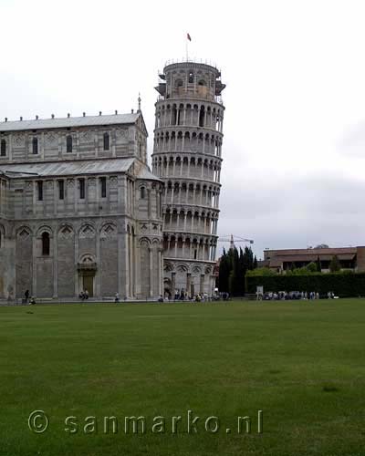 De scheve toren van Pisa in Toscane in Italië
