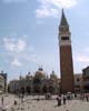Het plein bij San Marco in Venetië