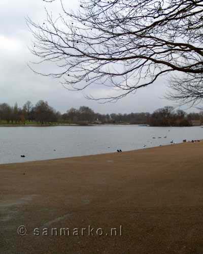 Serpentine Lake in Hyde Park in Londen