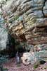 De imposante rotsen van Klein Zwitserland in Luxemburg bij Beaufort